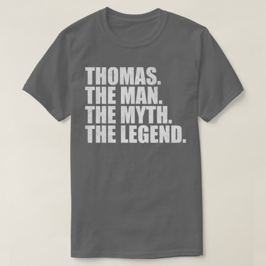T-shirt Thomas Nom Thomas prénom Thomas (Design devant)