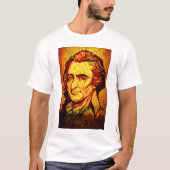 T-shirt Thomas Paine Armée De Principes Chemise (Devant)