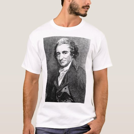 T-shirt Thomas Paine.  Copiez l'image _War (Devant)