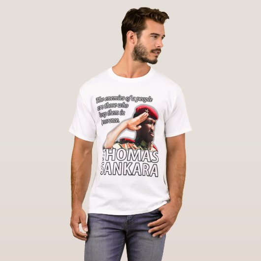 T-shirt Thomas Sankara Les ennemis du peuple Premium (Devant entier)