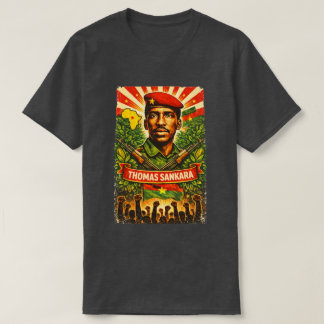 T-shirt Thomas Sankara Revolutionary Shirt Pan-African tee
