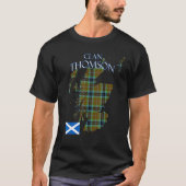 T-shirt Thompson Scottish Clan Tartan Scotland (Devant)