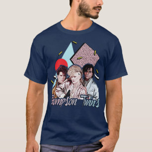 T-shirt Thompson Twins Retro 80s Style FanArt