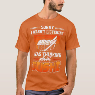 T-shirt Thon de riz sushi Anime Sushi Roll Japon Foof Seaf