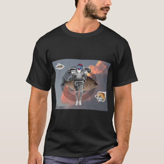 T-shirt Thon fusée (Devant)