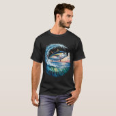 T-shirt Thon Rouge Géant – La Légende Bleue de l'Océan (Devant entier)