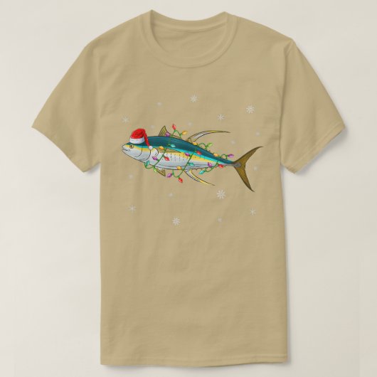 T-shirt Thon rouge Thon d'éclairage des poissons Rennes Th (Design devant)