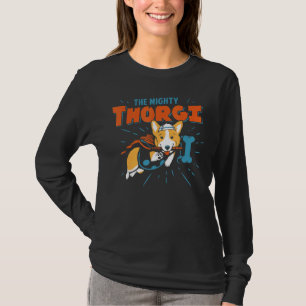 T-shirt Thorgi Le Dieu De Thunder Corgi Corgi Propriétaire