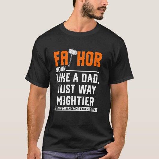 T-shirt Thorhammer Viking Fa Thor (Devant)