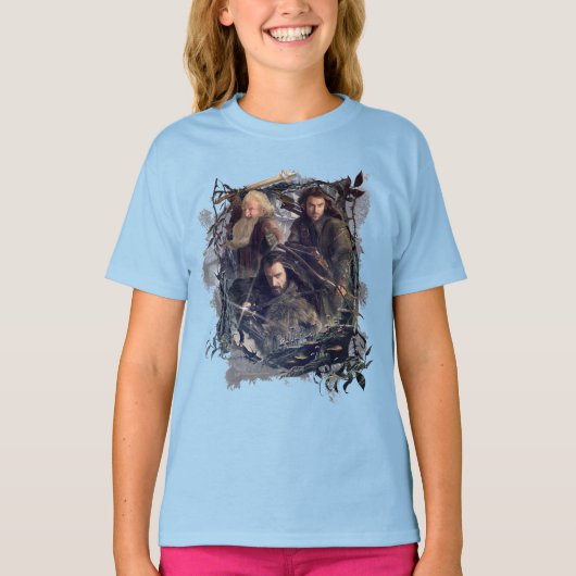 T-shirt Thorin, Kili et Balin Graphique (Devant)