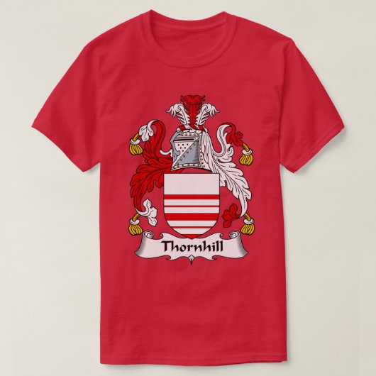 T-shirt Thornhill Coat of Arms Family Crest  (Design devant)
