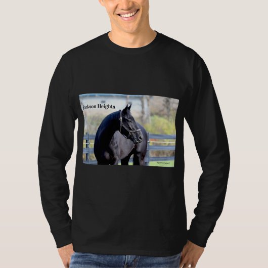 T-shirt Thoroughbred Horse - Jackson Heights (Devant)