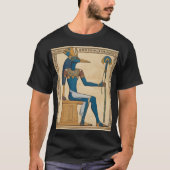 T-shirt Thoth, Dieu égyptien. Émeraude Tablettes. (Devant)