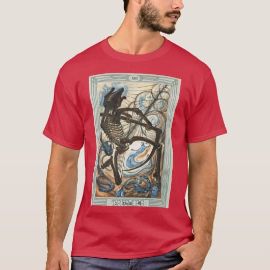 T-shirt Thoth Tarot The Death Aleister Crowley (Devant)