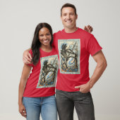 T-shirt Thoth Tarot The Death Aleister Crowley (Unisexe)