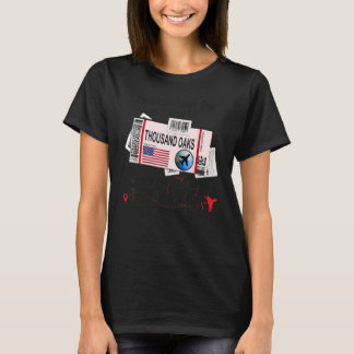 T-shirt Thousand Oaks Girl  Thousand Oaks Boarding Pass