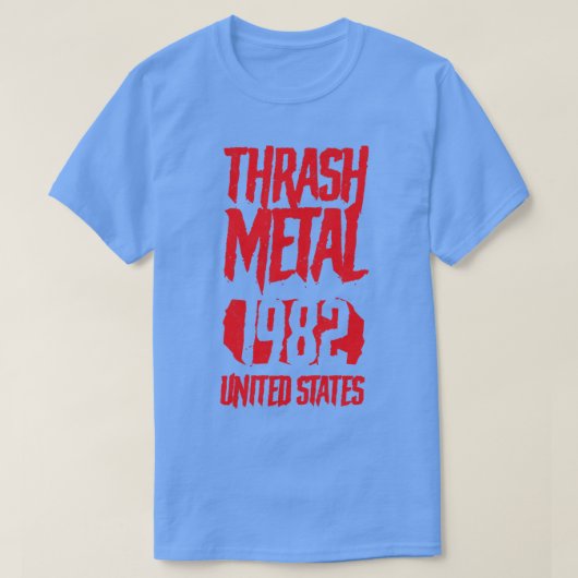 T-shirt Thrash Metal 1982 Vintage (Design devant)