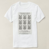 T-shirt Threadbear™️ Official Emotion Chart (Design devant)