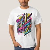 T-shirt Threads de Graffiti : Déclarations de style urbain (Devant)