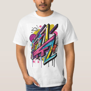 T-shirt Threads de Graffiti : Déclarations de style urbain