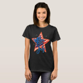 T-shirt Threads de liberté : Gras American Pride Prints (Devant entier)