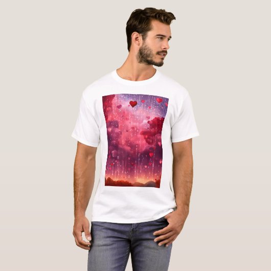 T-shirt Threads de Passion : Plongez dans l'amour infusé (Devant entier)