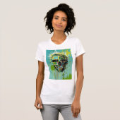 T-shirt "Threads rayonnants : Tee conçue pour elle" (Devant entier)