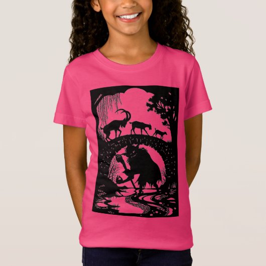 T-Shirt Three Billy Goats Gruff (Devant)