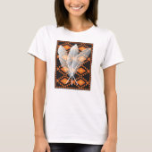 T-shirt Three feathers tribal tee (Devant)