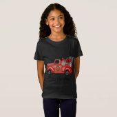 T-Shirt Three Gnomes dans Red Truck With Merry Christmas T (Devant entier)