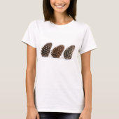 T-shirt Three pinecones (Devant)