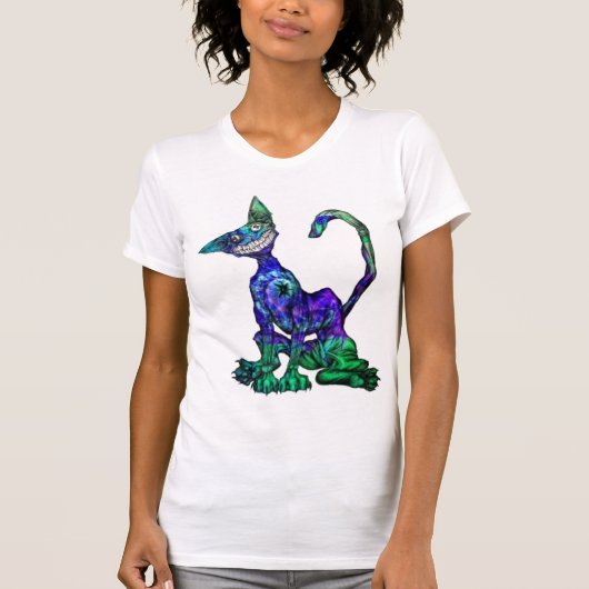 T-shirt #three psychédélique de Kitty (Devant)
