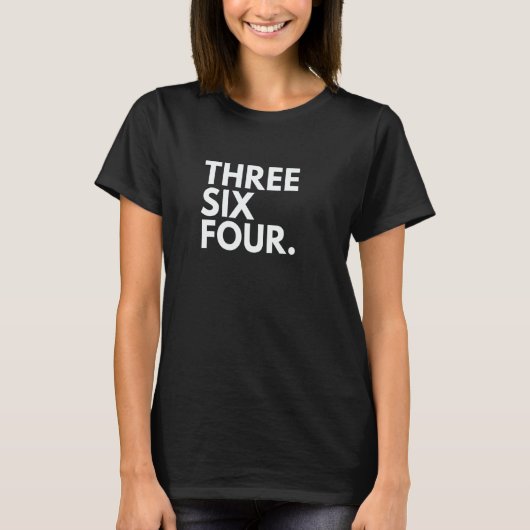 T-shirt THREE SIX FOUR Area Code 364 Bowling Green KY Kent (Devant)
