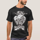 T-shirt Three Skulls with Crown (Devant)