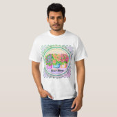 T-shirt Three Vases Flowers (Devant entier)