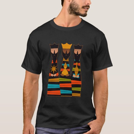 T-shirt Three Wise Men Modern Mid-Century (Devant)