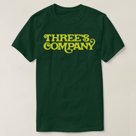 T-shirt Threes Entreprise Retro Typographie Design (Design devant)