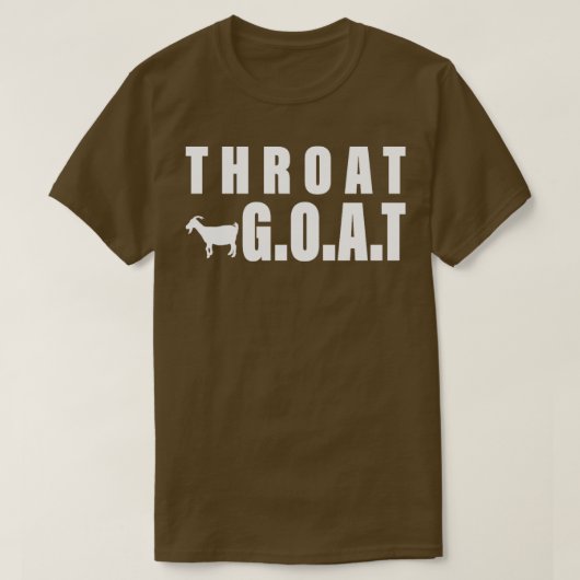 T-shirt Throat Chèvre Drôle Hommes Plaisanter Goat Lover C (Design devant)