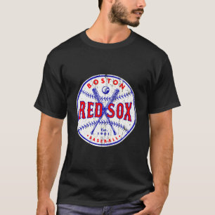 T-shirt Throwback Boston Red
