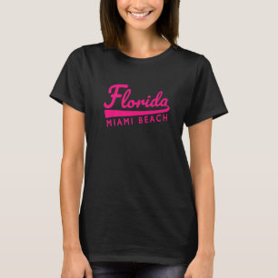 T-shirt Throwback Miami Beach Fl Sunwear Cool Classic Miam