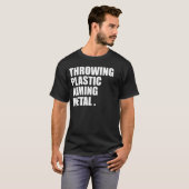 T-shirt Throwing plastic aiming metal funny disc golf (Devant entier)