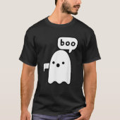 T-shirt Thumbs Down Ghost Screaming Boo Disapproval Ghost  (Devant)