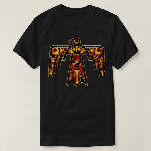 T-shirt Thunderbird Améral amérindien totem animem (Design devant)