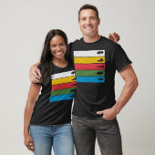 T-shirt Thunderbirds Classic - Birds Silhouettes on Stripe (Unisexe)