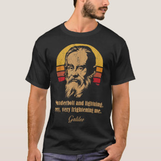 T-shirt Thunderbolt et éclair Galileo Astronomy Meme  