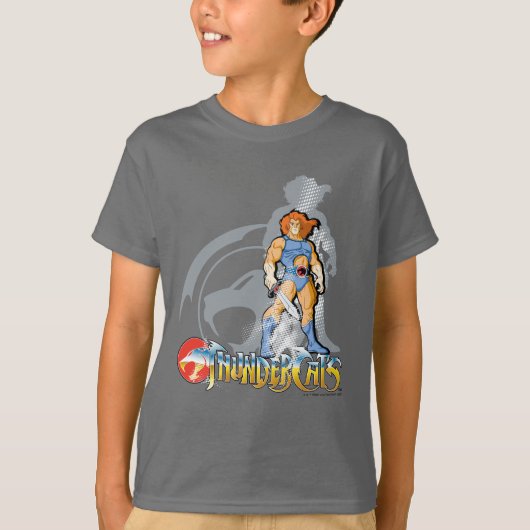 T-shirt ThunderCats | Lion-O Halfttone Shadow Graphic (Devant)