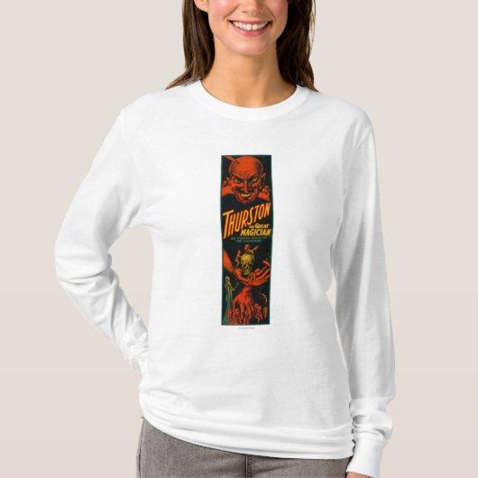 T-shirt Thurston "grande exposition de magicien de (Devant)