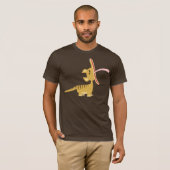 T-Shirt Thylacine en Yawning Cartoon mignon (Devant entier)