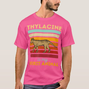T-shirt Thylacine Est Mon Esprit Animal Extinct Tasmanien