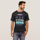 T-shirt Thyroïde Tumeur Survivant Cancer Sensibilisation T (Devant entier)